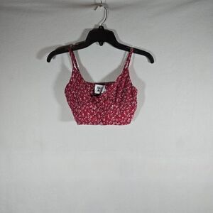 Princess Polly Women's Red Corset Tank Top Sleeveless Underwire Size 2